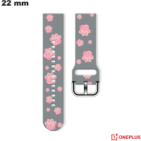 Armband Mignon 22 mm Grau OnePlus Silikon Smartwatch günstig