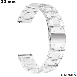 Armband PVC Doorzichtig smartwatch Garmin 22 mm