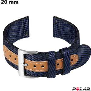 20 mm Blue Polar Nylon Bracelet for Cheap Smartwatch 20 mm Blue Polar Nylon Bracelet for Cheap Smartwatch