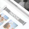 Armband Ketting 22 mm Apple Watch Zilver ● Verzending 24u