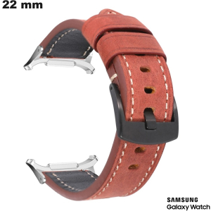 Koop 22 mm Bracelet Samsung smartwatch Rood charisme
