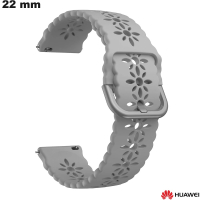 Koop Huawei Silicone Grijs Horlogebandje voor slimme horloge 22mm