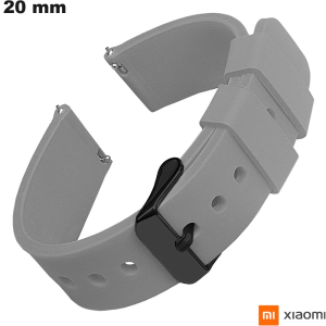 Waterdichte armband Caoutchouc 20 mm Xiaomi # Eenvoudige Montage