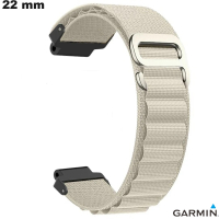 Verkoop Witte Stoffen Garmin Smartwatch Band 22mm
