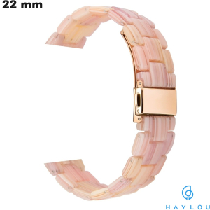 Armband voor Horloge Roze Hars Haylou 22mm ● Snelle Verzendwijze