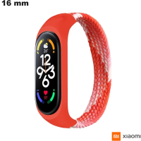 Venda de Bracelete Vermelho em Tecido Reciclado para Smartwatch 16mm Xiaomi