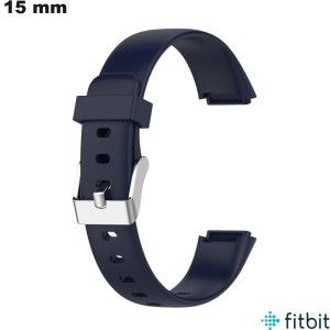 FitBit Blaues 15 mm Gummi-Smartwatch-Armband kaufen
