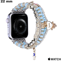 Pulsera de Resina Azul 22mm Con Charm para Apple Watch \ Envío en 24h