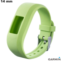 Acheter Bracelet montre connectée Vert Garmin 14 mm Caoutchouc