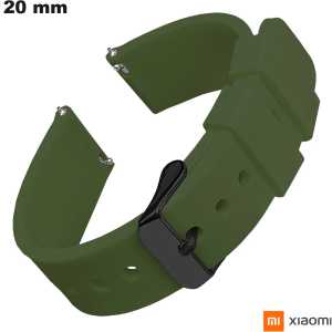 Vendita Bracciale Verde per orologio 20mm Xiaomi Gomma