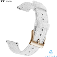 Pulsera de 22 mm Tissu Blanc Haylou smartwatch (R8, S8) de calidad