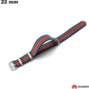 Pulseira para relógio de 22mm Nylon Multicolorido Huawei de qualidade
