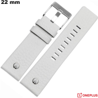 Venta de Bracelet de Cuir Verdadero de 22mm Blanco para OnePlus de smartwatch