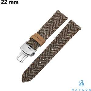 Acheter Bracelet 22 mm Cuir véritable de smartwatch Haylou Beige