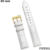 Einkaufen Weißes Fossil Armband Echtleder Smartwatch