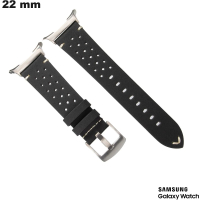 Armband Samsung Grijs Echt Leer 22 mm | Snelle Levering