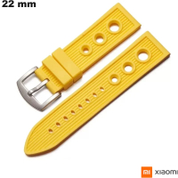 Venda de Pulseira Amarela 22mm Xiaomi relógio Racing em Borracha