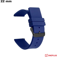 Kopen OnePlus 22 mm Armband voor Horloge Silicone Blauw Tennis