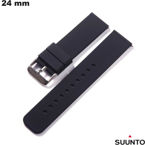 Bracelet Silicone smartwatch 24 mm Noir Suunto