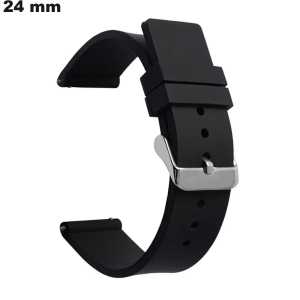Vendita Bracciale 24 mm Ciclismo Nero in gomma per orologio Vendita Bracciale 24 mm Ciclismo Nero in gomma per orologio