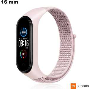 Armband Xiaomi 16mm Nylon voor smartwatch Roze ● Gratis Verzending Armband Xiaomi 16mm Nylon voor smartwatch Roze ● Gratis Verzending