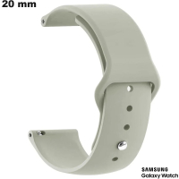 Bracelet Silicone 20mm pour montre Bleu Samsung # Port à 3,99€