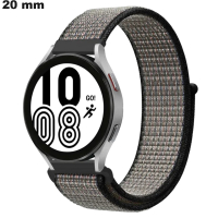 Bracciale 20 mm Grigio orologio Nylon Scratch ● Miglior Prezzo