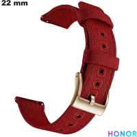 Braccialetto in Tessuto Honor smartwatch 22mm Rosso \ Montaggio Facile