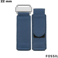 Armband Kratz Nylon 22mm Smartwatch Fossil Blau günstig