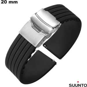 Acquistare Bracciale in Silicone Suunto Nero per orologio intelligente 20mm Acquistare Bracciale in Silicone Suunto Nero per orologio intelligente 20mm