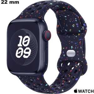 Bracelet Noir 22 mm montre intelligente Apple Watch pas cher