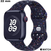 Bracciale Nero 22 mm per Apple Watch intelligente economico