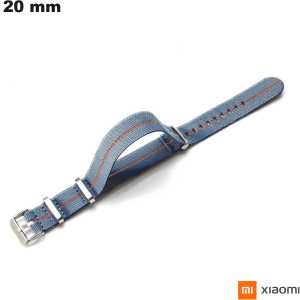 Bracelet Xiaomi Tissu pour montre 20mm Gris : Meilleur Prix