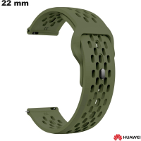 22 mm Waterproof Green Bracelet for Huawei Smartwatch Cheap Silicone