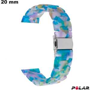 Buy 20 mm Blue Polar Smartwatch Resin Bracelet