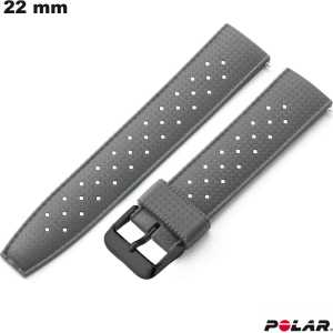Bracelete 22mm Polar Silicone Cinza Leve smartwatch barato