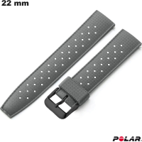 22mm Light Gray Polar Silicone Smartwatch Bracelet Cheap