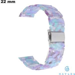 Buy Haylou Resin Watch Bracelet 22 mm Multicolor