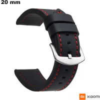 Vendita di Bracciale in Pelle PU per orologio connesso Xiaomi 20 mm Nero