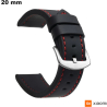 Acheter Sale of Black 20 mm PU Leather Bracelet for Xiaomi Smartwatch
