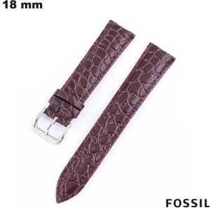 Armband Echt leer Fossil Bruin hoogwaardige smartwatch