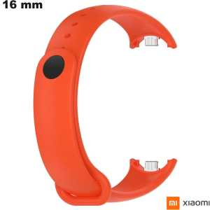 Bracelete Xiaomi Caoutchouc Laranja smartwatch 16mm de qualidade