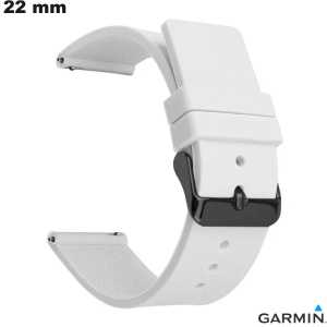Vendita Bracciale Garmin Running Bianco 22 mm Silicone smartwatch