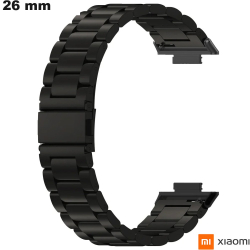Bracciale Xiaomi Acciaio Inossidabile 26 mm per smartwatch Nero
