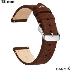 Armband Bruin edel Echte Leer voor goedkope Garmin horloge Armband Bruin edel Echte Leer voor goedkope Garmin horloge