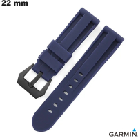 Blauwe Garmin 22mm Armband voor Horloge Silicone # Snelle Levering