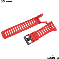 Bracelet Rouge Suunto Caoutchouc 35mm de montre