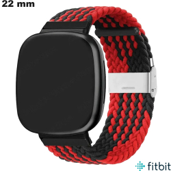 Pulseira 22mm FitBit relógio conectado Vermelho reciclado