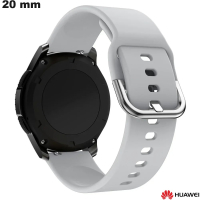 Venda de Bracelete leve de 20 mm Cinza para relógio inteligente Huawei