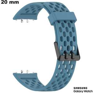 Vendita Bracciale orologio connesso Samsung Gomma 20 mm Blu